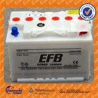 DIN60 12V60AH Dry charge Car Battery with Germany standard battery
