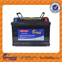 wholesale price Korea technology DIN75MF 12v 75ah world best car battery for england market