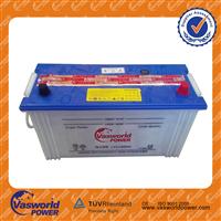 Best quality JIS N100 12V100AH hot sale model 12V car batteries online