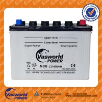 Best quality din88 12V88AH 12v dry car battery 12v 88ah battery