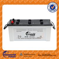 high performance 12V135AH N135 dry car battery battery for starting battery