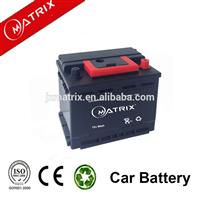 65D26R/LMF 12v 60ah maintenance free car Battery supplier with 1 year warantty