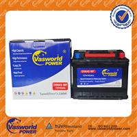 Small size auto starting battery 12v45ah DIN45mf Type also use for lighting