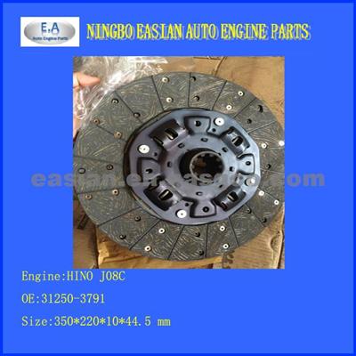 HINO J08C Clutch Disc,Clutch Plate OE:31250-3791