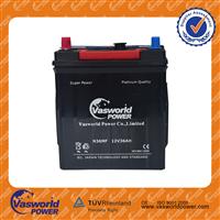 China cheastest price mf battery 36ah 12 volts 38b24rl auto battery