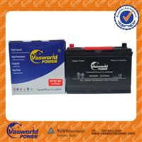 High CCA 75D31L MF 12V75AH Battery size Maintenance free sealed car battery