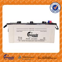 high quality n120 12volt 12v 120ah jis standard dry charged car truck battery