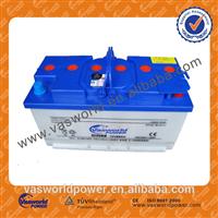 12v dry cell rechargeable battery DIN8812v88ah vasworld power car battery