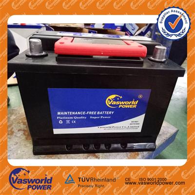 Make in China electric battery N90MF 12V 90AH car battery specifications