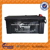 Factory hot sale international standard automotive battery automobile 12v 190ah for starting with best price