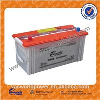 price of lead acid battery N100 12v 100ah 12v car Battery