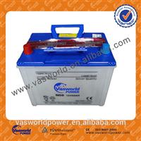 Dry charge Car battery N50 12v 50ah 12v battery for car starting