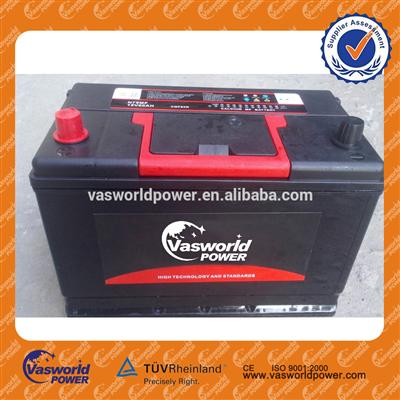 hot sale 12v 80ah car battery high quality terminal types for starting