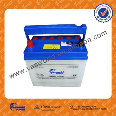 12V 60ah dry charged car battery turkey manufacturer