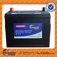 DIN standard Acid lead car battery 12v45ah high capacity mf car battery high quality fast starting car battery