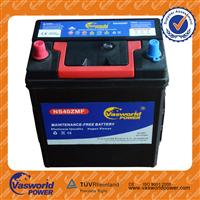 Good starting performance auto JIS series 12V36AH 36B24L car battery