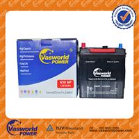 JIS standard auto batery 38B20LMF maintenance free for car battery