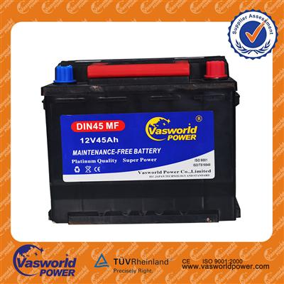 Cheapest prices 12v45ah battery Sealed maintenance free car battery 45ah best price