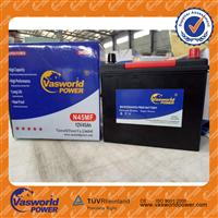 N45 Maintenance Free battery 12v45ah car battery auto starting