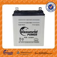 NS40 JIS Standard 12v36ah Dry charged battery for hot sale car battery