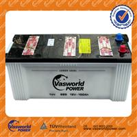 Heavy duty High performance 12v150ah N150 Dry charged battery truck battery