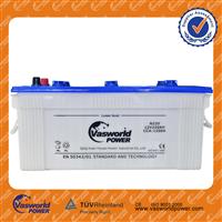 Long time life Truck battery 24v 220ah car battery dry charged car battery