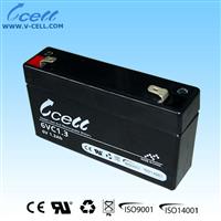 6V 1.3Ah VRLA SEALED LEAD ACID BATTERY