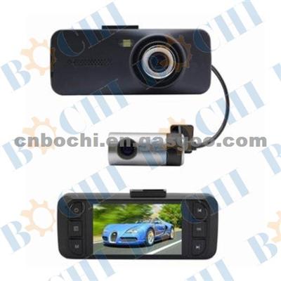 Fantastic Quanlity Double Camera Car DVR With Excellent Night Vision