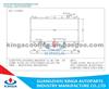 Car Auto Aluminum Brazed DAEWOO Radiator For OEM 96278702/96328702