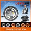 7 inch led headlight for jeep wrangler, round 4x4 led headlight 7&quot; for Jeep offroad