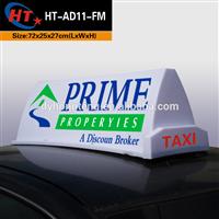 Advertising roof top car led lamp taxi signs