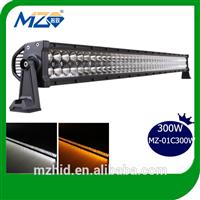 factory direct sell 300W 50" led light bar for off road 4x4,SUV,ATV,4WD,truck. CE, ROHS, IP67