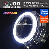 factory price universal led halo ring full circle and semi-circle cob car led ring angel eyes