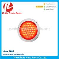 4" Flush-Mount Round Led Strobe Lamp Truck Trailers Led Stop Trun Tail Light