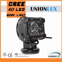 Factory price 4D lens off-road light 4" 12v 18w led light bar for JEEP