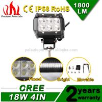 easy stalled water proof high bright 4" 18W led driving light bar