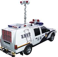 vehicle mounted high mast light mobile light tower