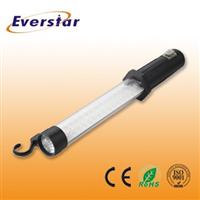 7.2V 60LED Torch Flexible Aluminiu Work Light Red with hook