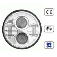 5.6" Round LED Headlight 40W Hi/Lo Beam H4 Motorcycle Headlamp auto lamp type accessories for Harley