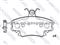 60 01 547 619 Disc Brake Pad for Renault China Brake Pad - img2