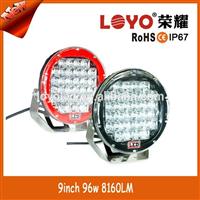 Cheap Strong power lights out 8160lm Flood beam arb intensity 9inch 96w led work spot light 96w led driving light