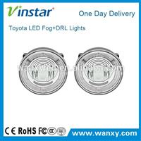 OE replacement 2-in-1 daylight DRL cre e fog lamp for highlander 04-07 with e4