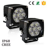 12v 24v newest compact cube design spot flood beam led driving lights / best led driving lights for trucks