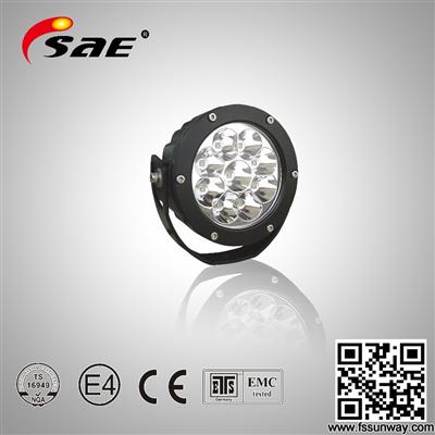 High quality round shape CE ROHS listed waterproof 27w tractor led work light