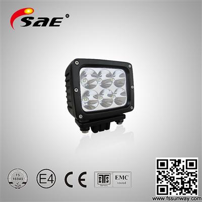 LED Work Light 60W For Heavy Duty Industries Excavator Trucks