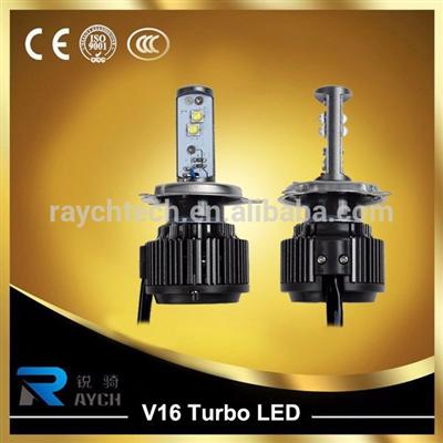 Latest Generation Factory Price12V 7200LM V16 Turbo LED Headlight H4 G3 Led Auto Headlight