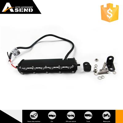 super slim led light bar 18w led bar spot flood combo 7" single row led work light bar