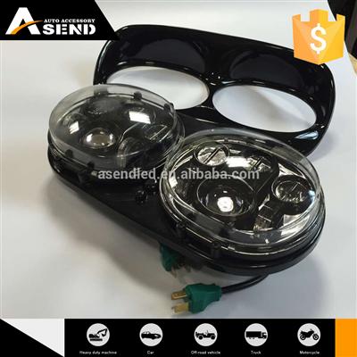 Newest! Hi/Lo beam led light of head for Harley Davidson motorcycle 45w 2inl led headlamp