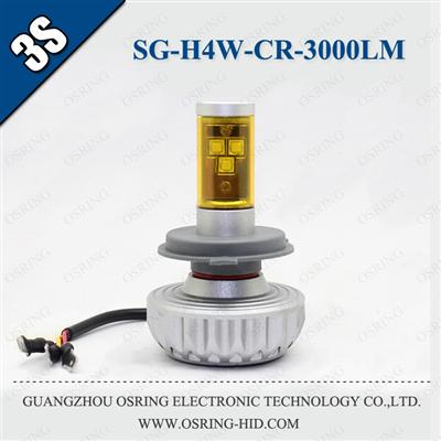 OSRING 35W 3000LM WATERPROOF IP65 3S H4 LED MOTORCYCLE HEADLIGHT