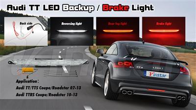 Cars rear light for Audi led brake light for Audi TT recessed fog light